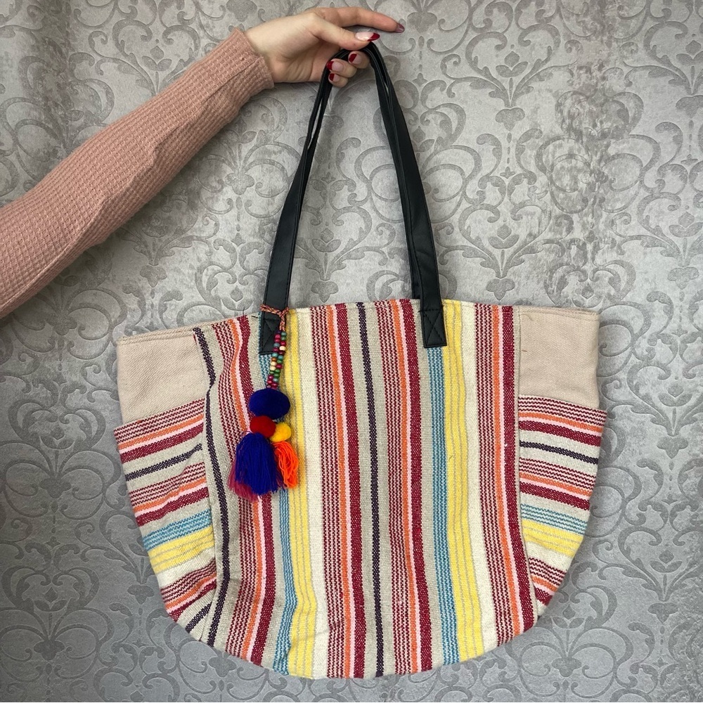 Multi Striped No Boundaries Caroline
Bohemian Beach Embellished Tote Bag